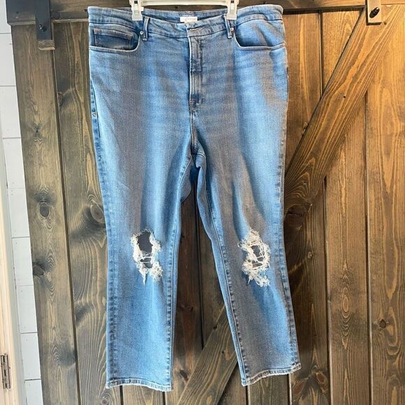 NWT Good American Good Classic High Rise Jeans - Picture 1 of 8
